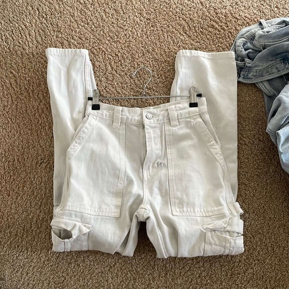 PacSun Denim - White Pacsun Cargo Jeans